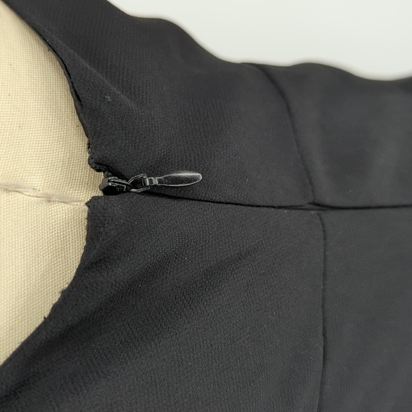 WHBM Beaded Halter Maxi Column Dress Black 2 preppy evening wedding classic - Picture 5 of 7